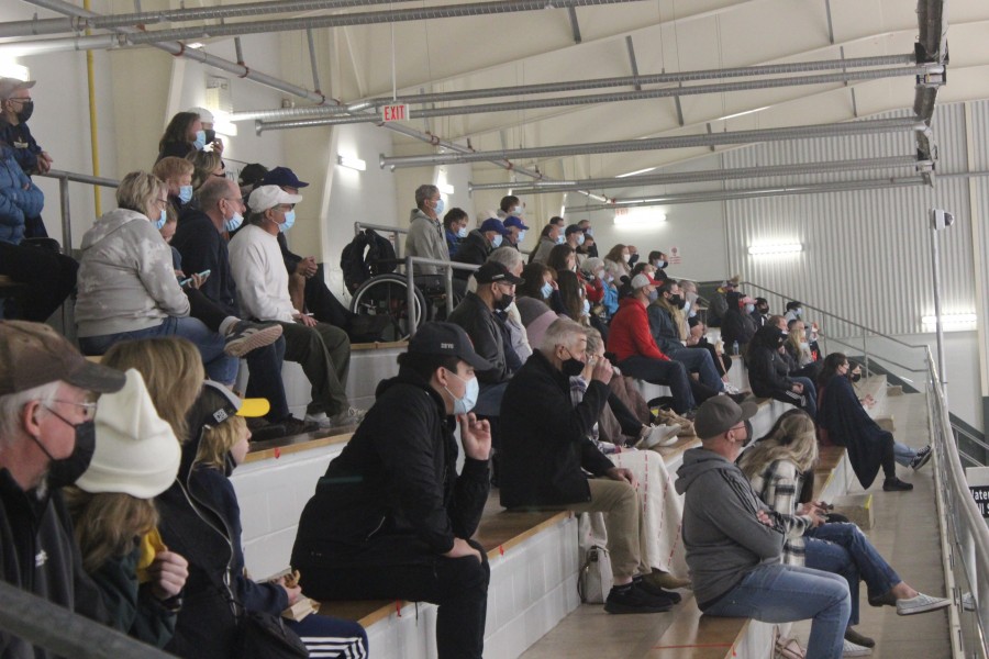 A crowd of about 100 took in the Predators' first game. (Kevan Dowd photo)