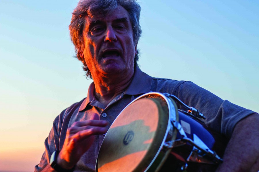 Drumming Down the Sun at Ryerson Park. (Richard Harley/Niagara Now)
