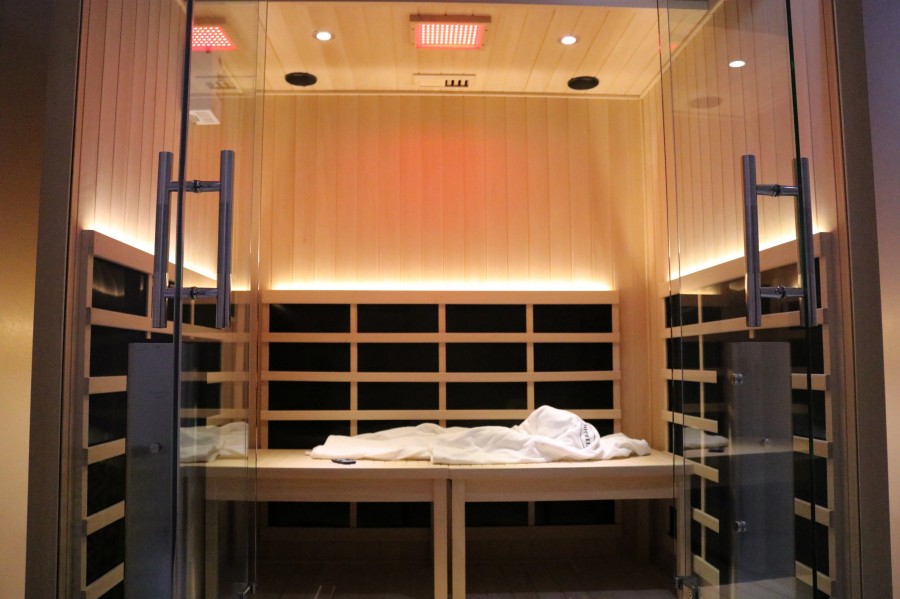 An infrared sauna heats the body from the inside leading to a number of health benefits, said Marlana Saxton. (Dariya Baiguzhiyeva/Niagara Now)