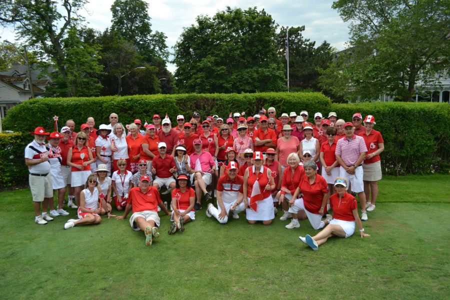 Canada Day celebration for NOTL Golf Club's Friday Couples league. (Kevin MacLean/Niagara Now)