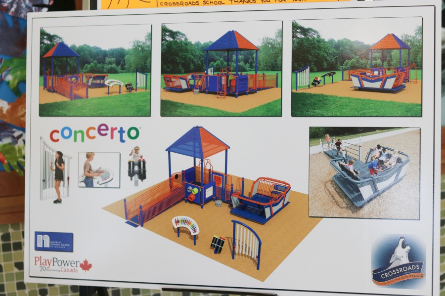 The proposed accessible playground equipment. (Dariya Baiguzhiyeva/Niagara Now)