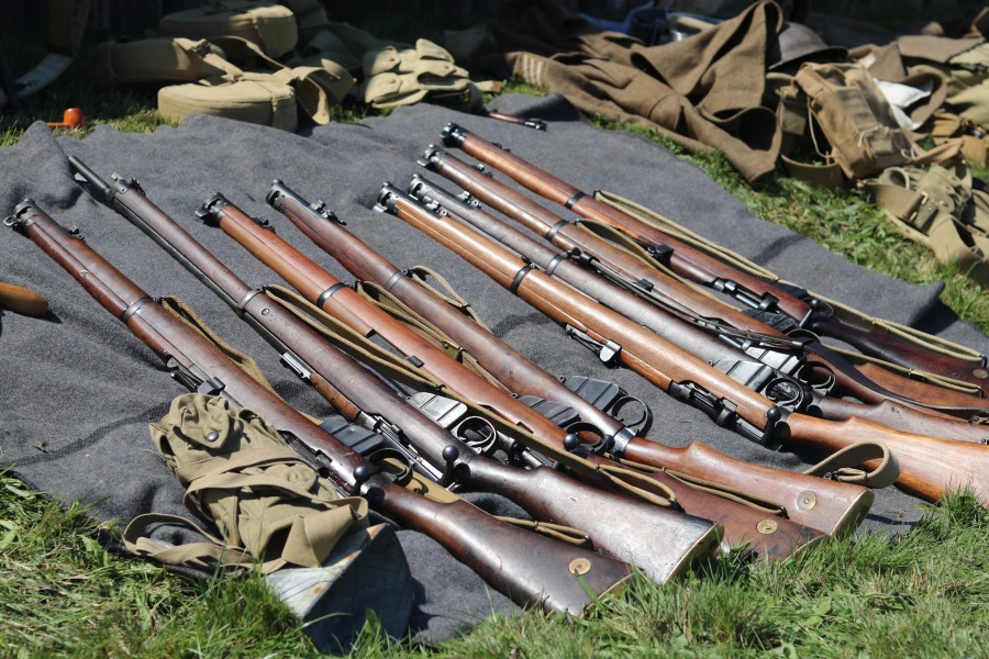 Weapons used during The Great War. (Dariya Baiguzhiyeva/Niagara Now)