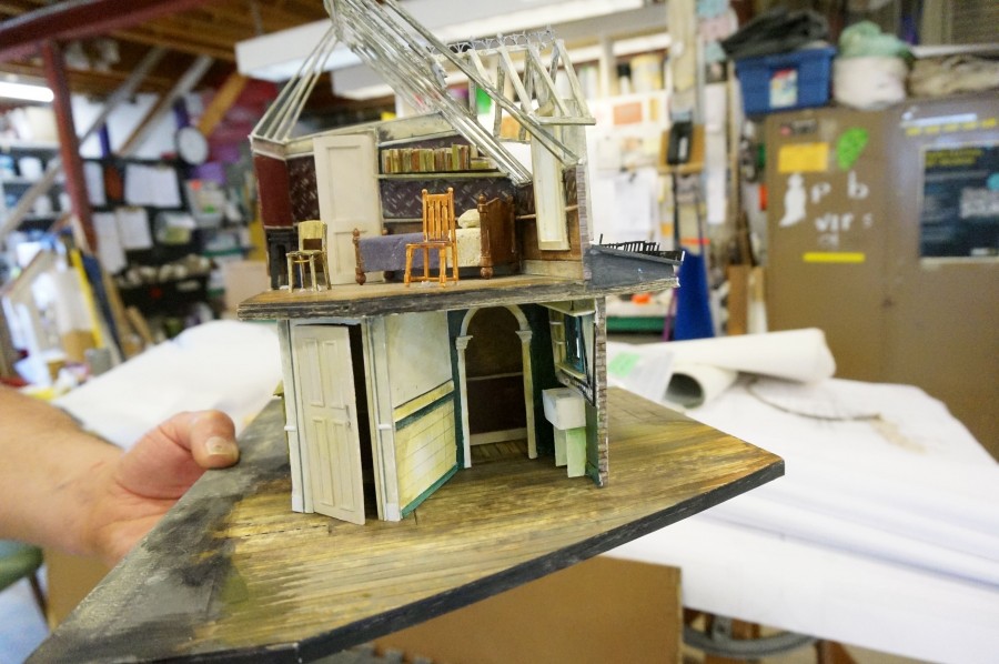 PIC: A maquette for The Ladykillers set.
