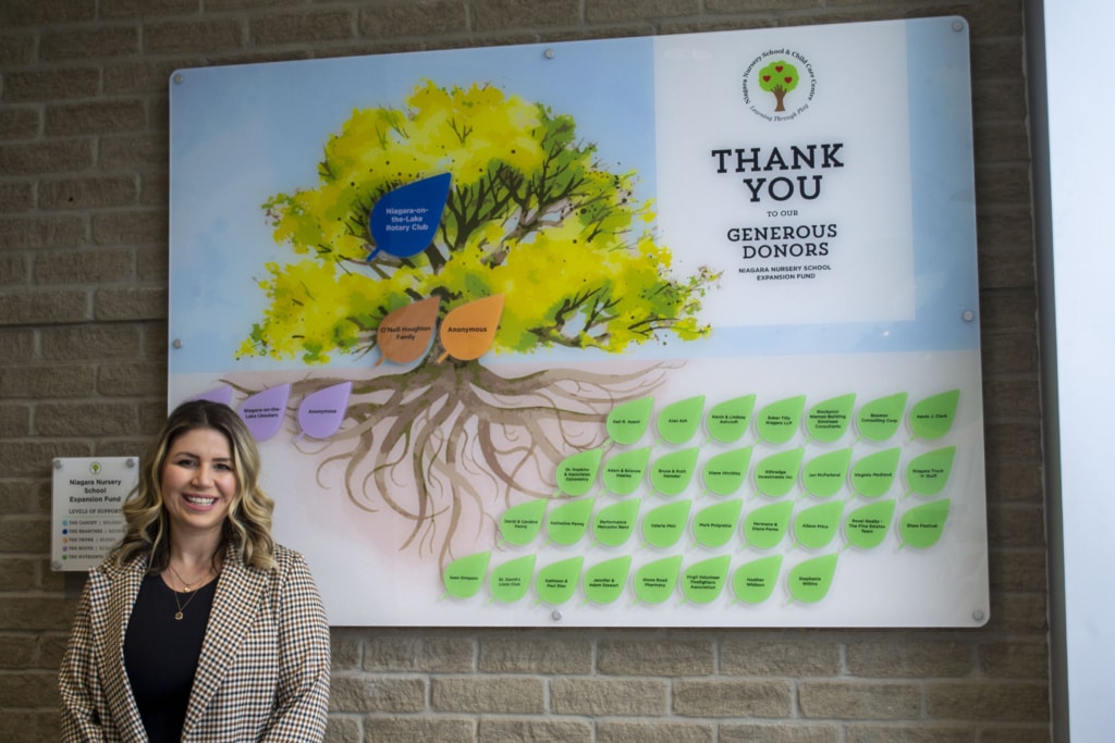 Nursery School thanks donors