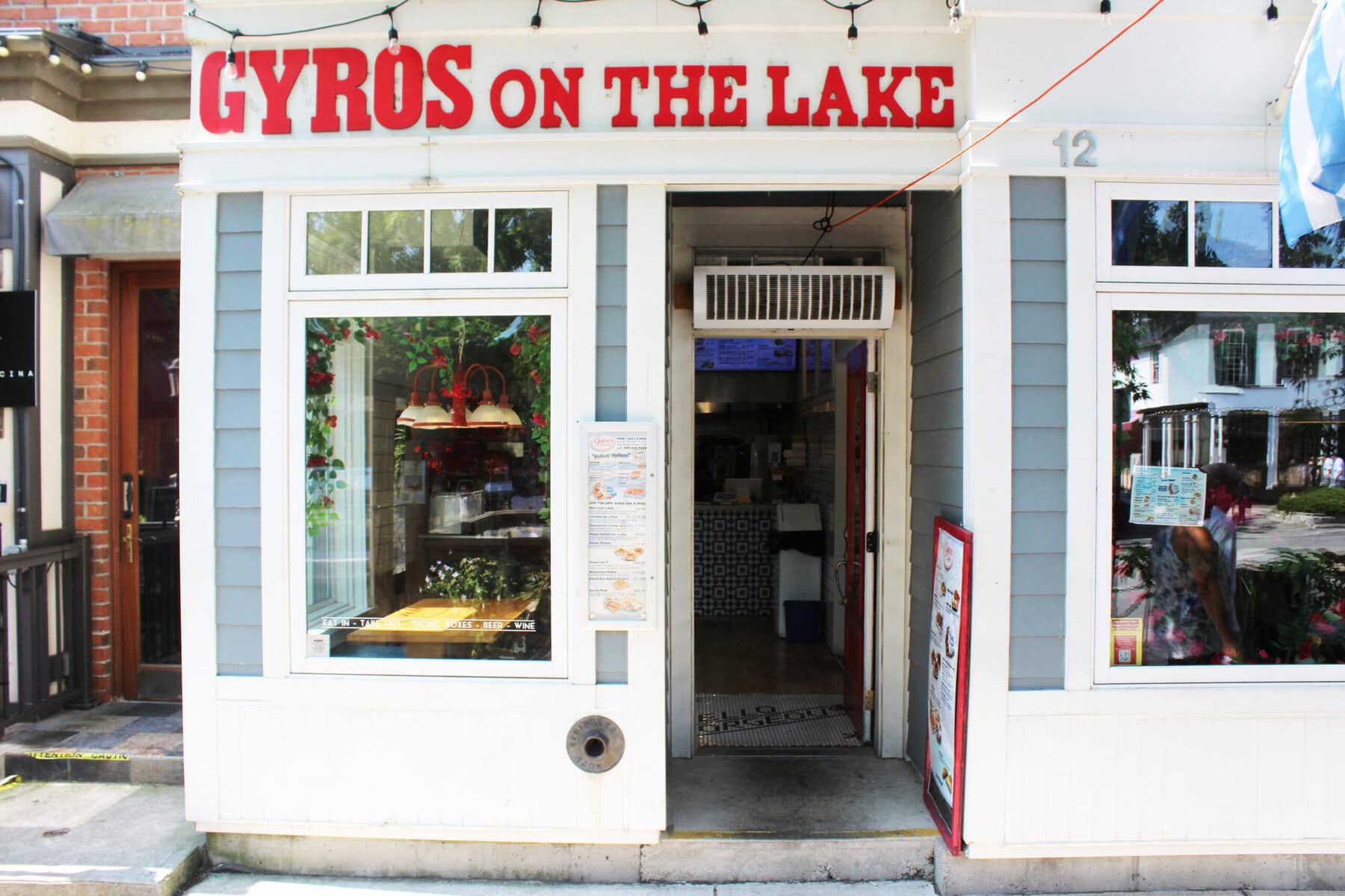 Zoe Paraskavopou, a manager at her parents' restaurant Gyros on the Lake, said she's in favour of accessibility measures and that their temporary patio allowed access for people with accessibility needs. She said that they have looked into a ramp for their single-step entrance but not yet applied.
