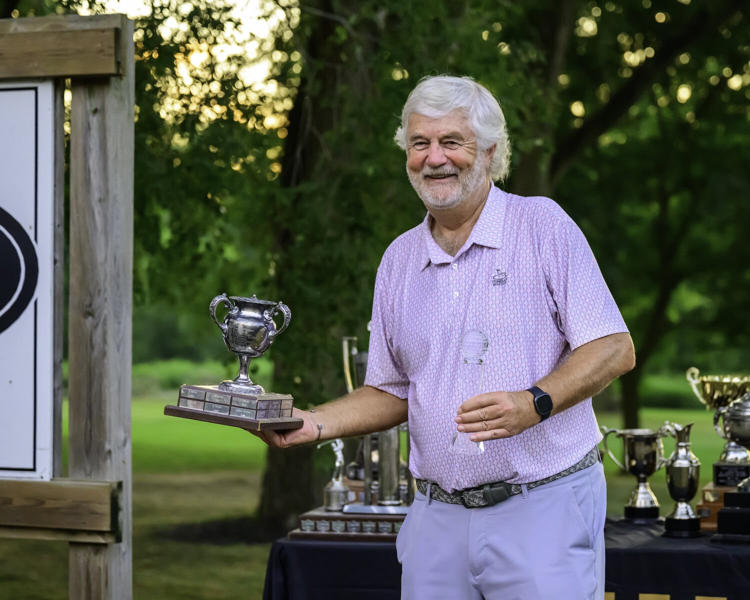 Fresh off a fourth-place finish in the Ontario Senior Men's Championship, Stephen Warboys added the NOTL club's senior men's title to his list of accomplishments. 