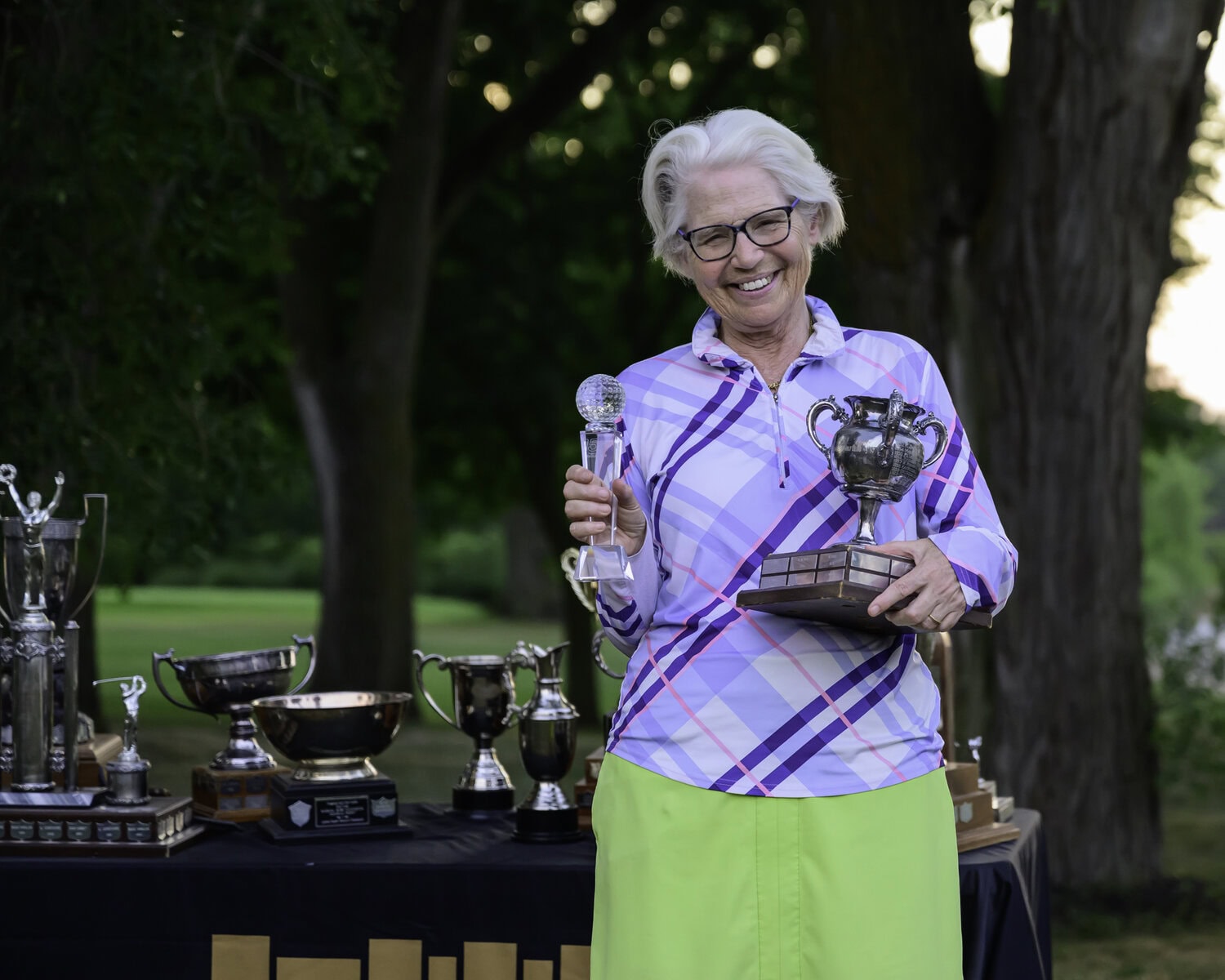 Ginny Gren won the women's B flight.