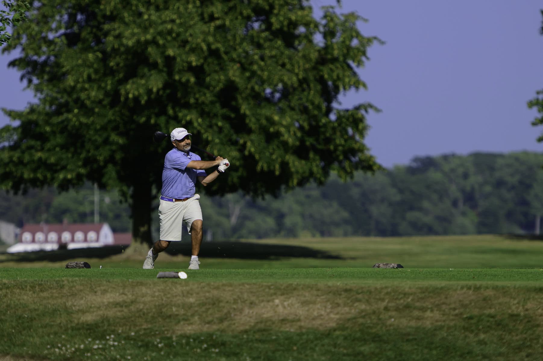 Joe Doria's swing might be unorthodox, but it works for him as he shot 78-80 on the weekend.