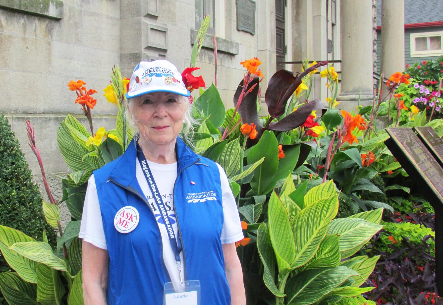 NOTL Tourism Ambassadors co-lead Laurie Harley says that “probably around 40 per cent of the overall people” the ambassadors see are from the United States, but “it’s all over the map.”