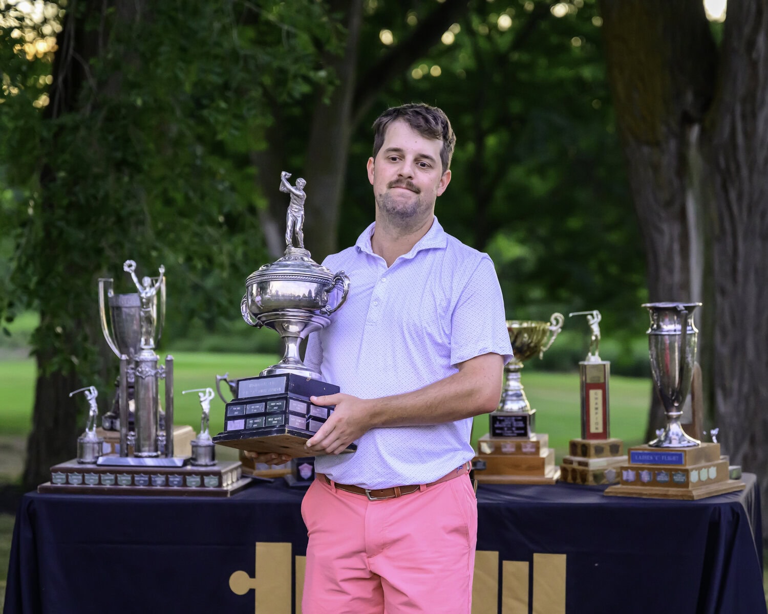 Ricky Watson took the men's A flight after losing the overall championship in a two-hole playoff.