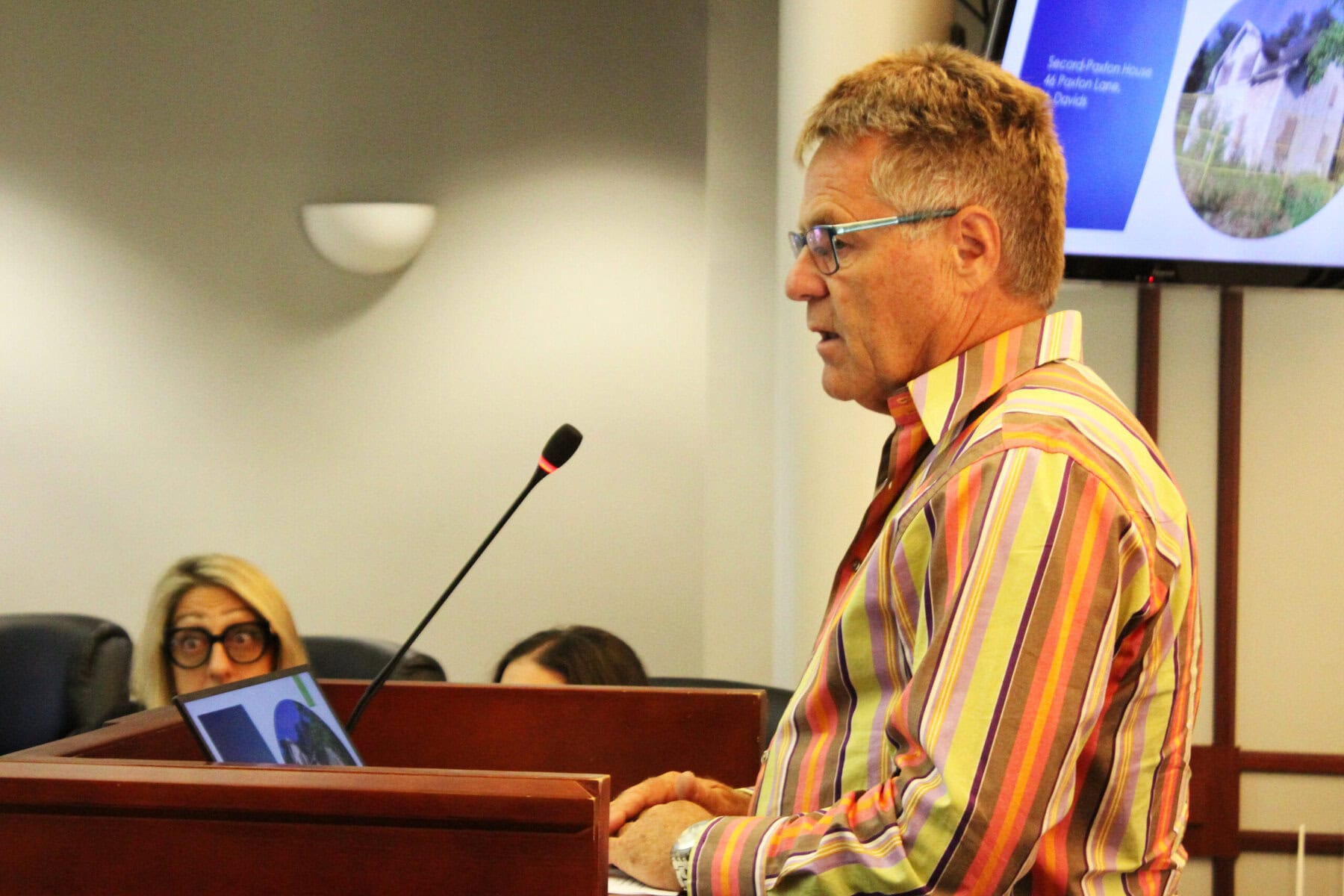 Rainer Hummel of Hummel Properties Inc. is leading a project that would restore the historic David Secord House. He says his company wants the Town of NOTL's support in seeking an exemption from the Niagara Peninsula Conservation Authority to clear the way for the rebuild.