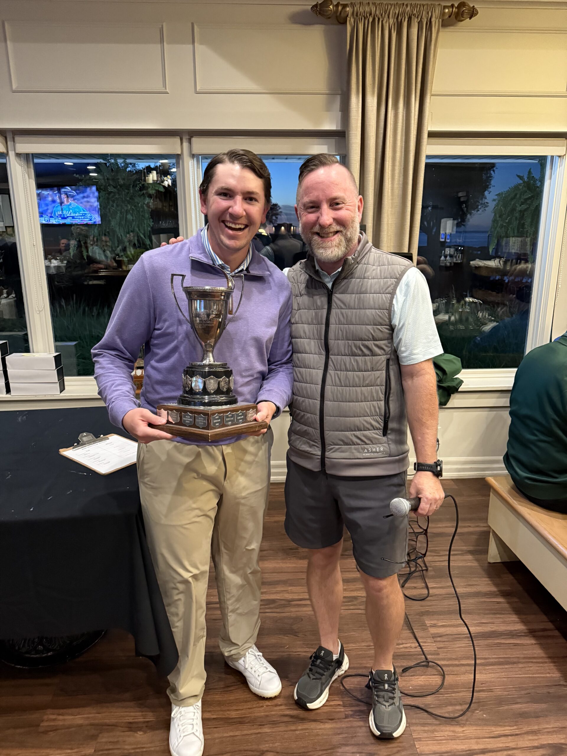 Devon Neudorf won the President's Cup, which was presented by Darren Smith. 
