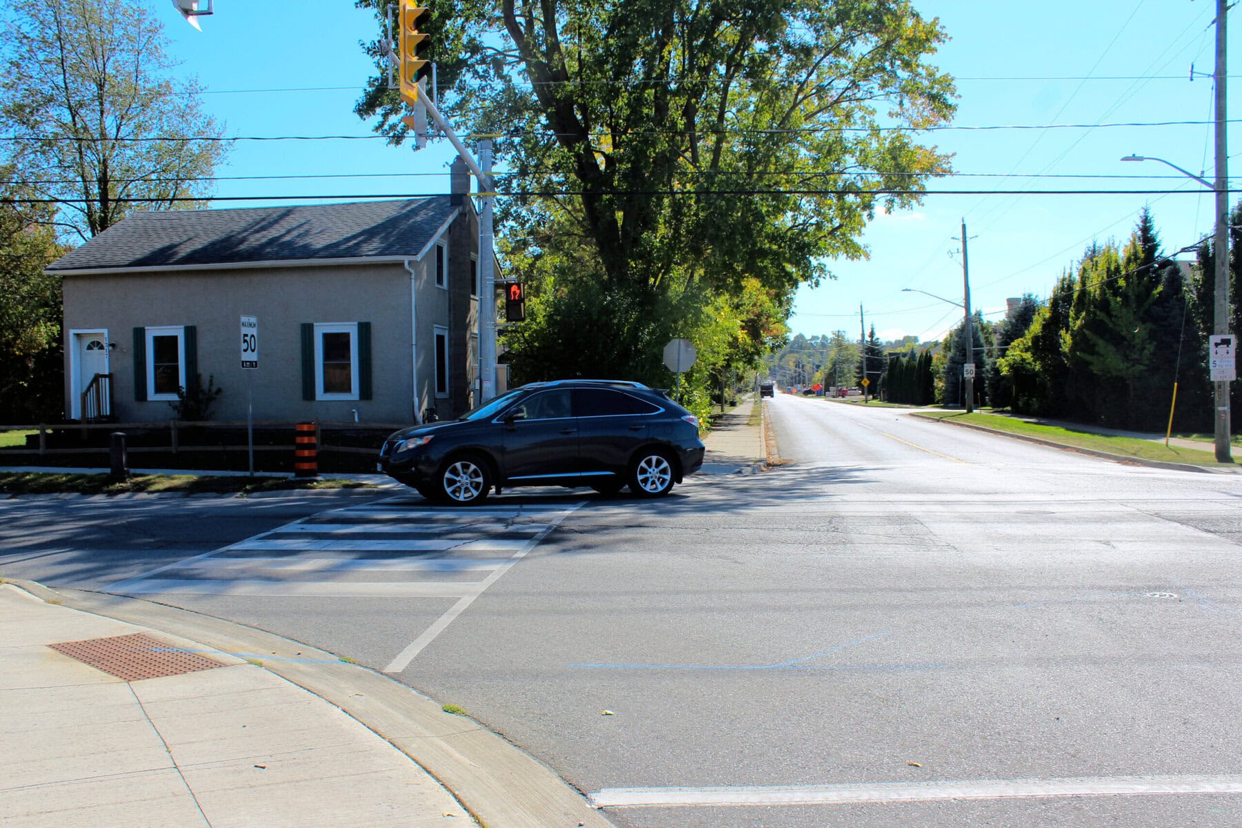 The developer is proposing to building five townhouses on York Road. 