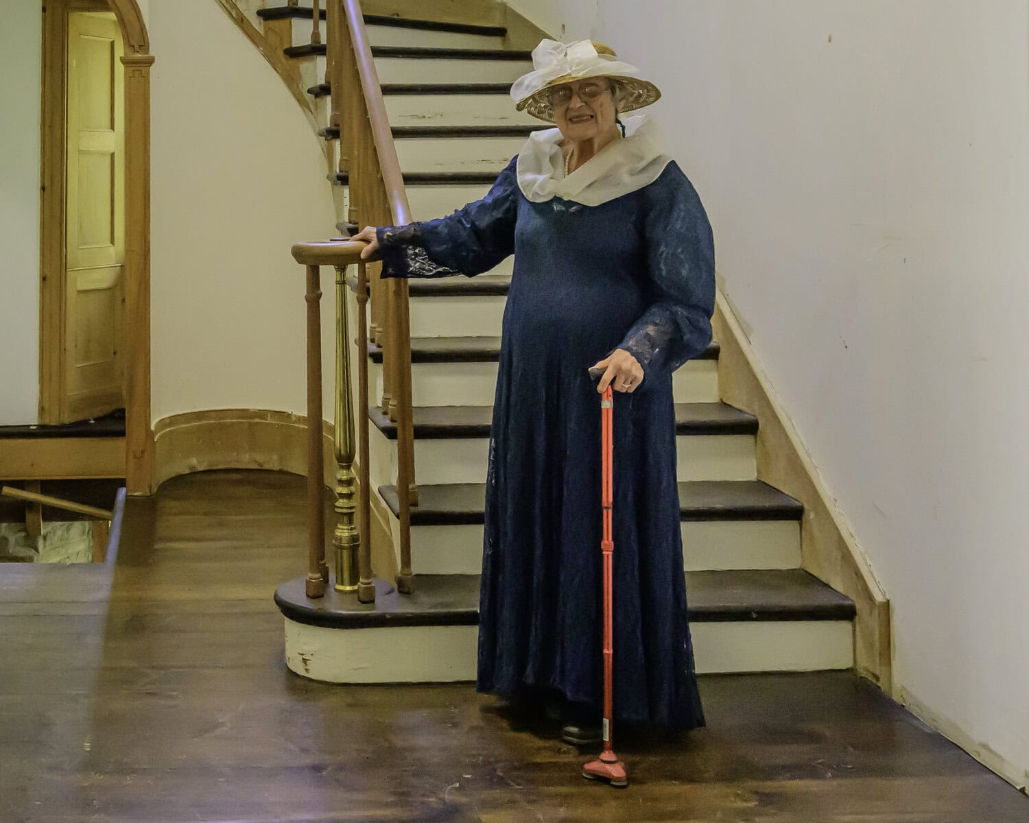  At Willowbank School of Restoration Arts, Elizabeth Oliver-Malone portrays Jarvis Hamilton who was born in 1797 and died in 1888.