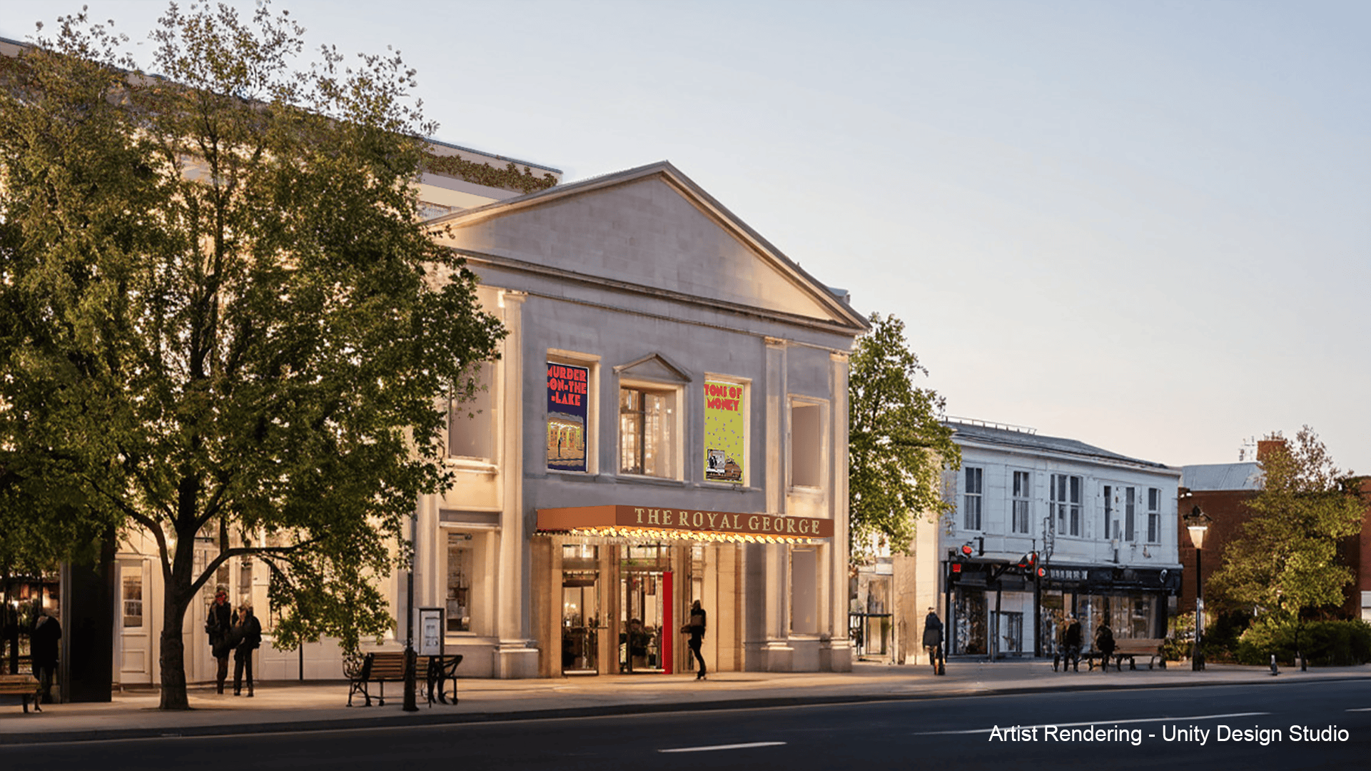 A Unity Design rendering of the Shaw Festival's design for the new Royal George Theatre. Councillors and residents during Tuesday's meeting said their issue was not with the theatre’s replacement itself, but with elements of the proposed design.