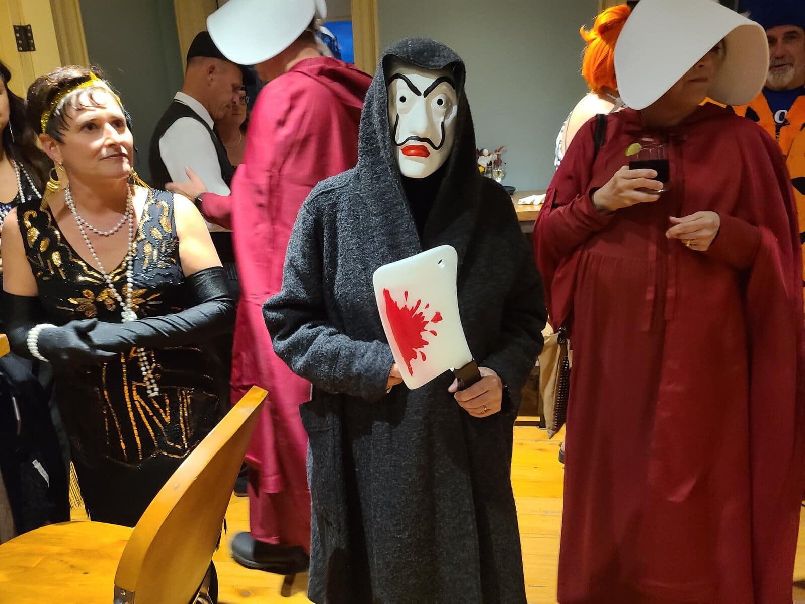 Norma Jane Harber (centre), co-owner of Ravine Vineyard Estate Winery, or as her son Alex calls her, “the scariest person he knows.” 