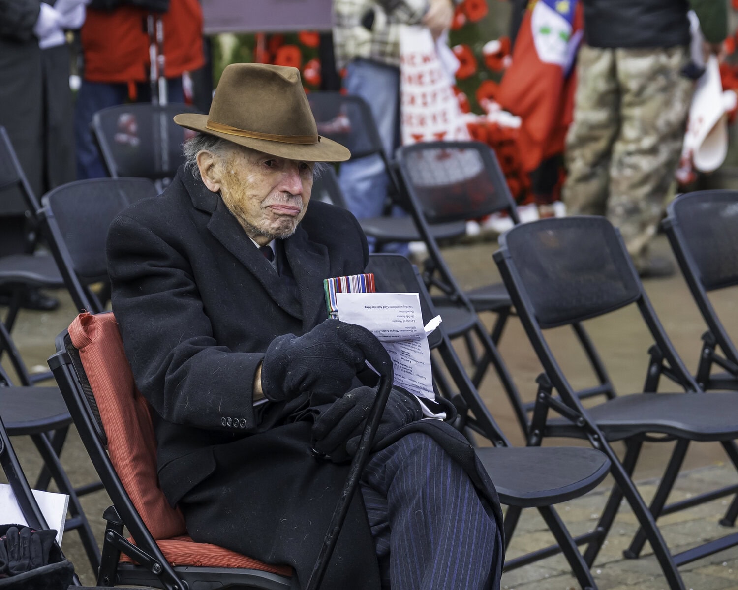 Among those in attendance at the Remembrance Day ceremony in Niagara-on-the-Lake was former federal minister Roy MacLaren, who served as a peacekeeper during the early years of the Vietnam War.