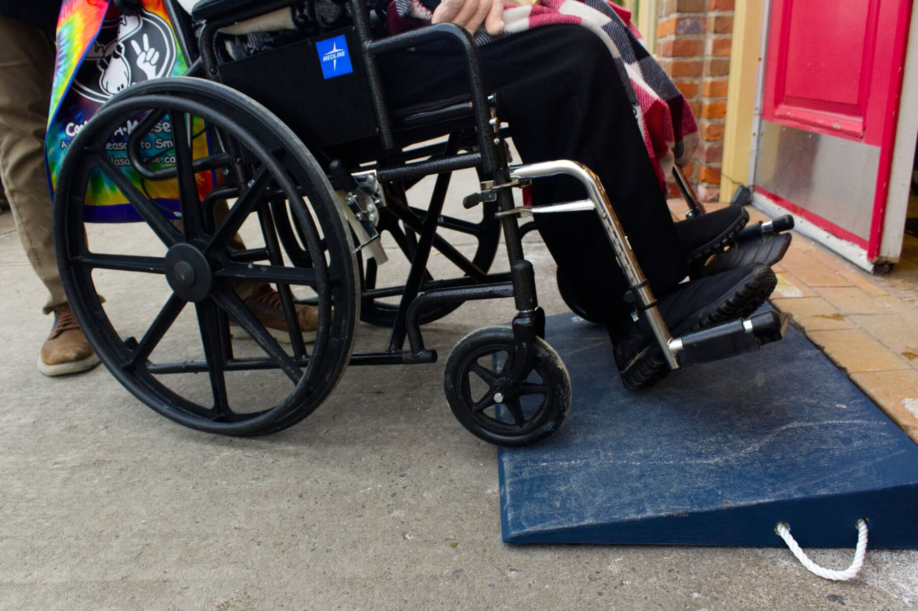 Tourist Evelyn Frederick of Maryland said she was more likely to come to NOTL thanks to the new StopGap ramps given to businesses in NOTL on Friday.