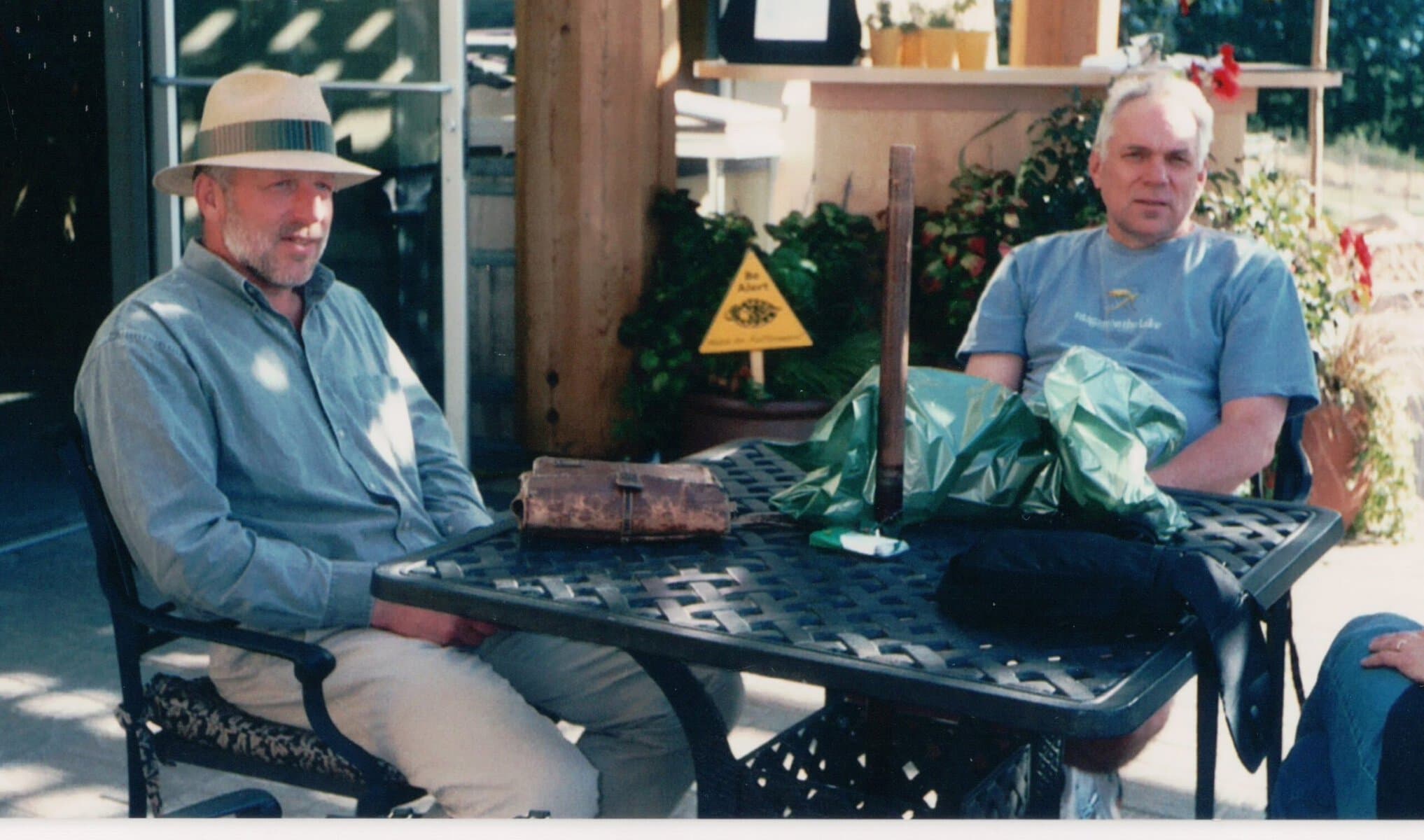 Michael Kappel, left, with his brother Frank in 2005. Michael, wrestler and rower, was posthumously inducted into the NOTL Sports Wall of Fame in August.
