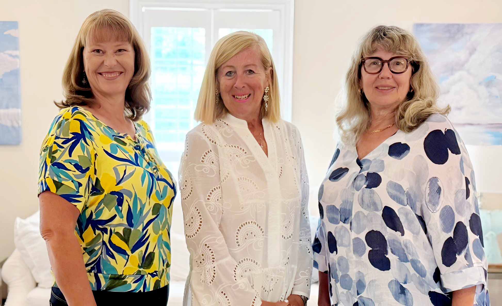 Julia Buxton-Cox, Penny Milligan and Audrey Pellett, the trio behind the launch this past year of NOTL’s chapter of 100 Women Who Care. The group meets four times a year and each time, each member contributes $100.