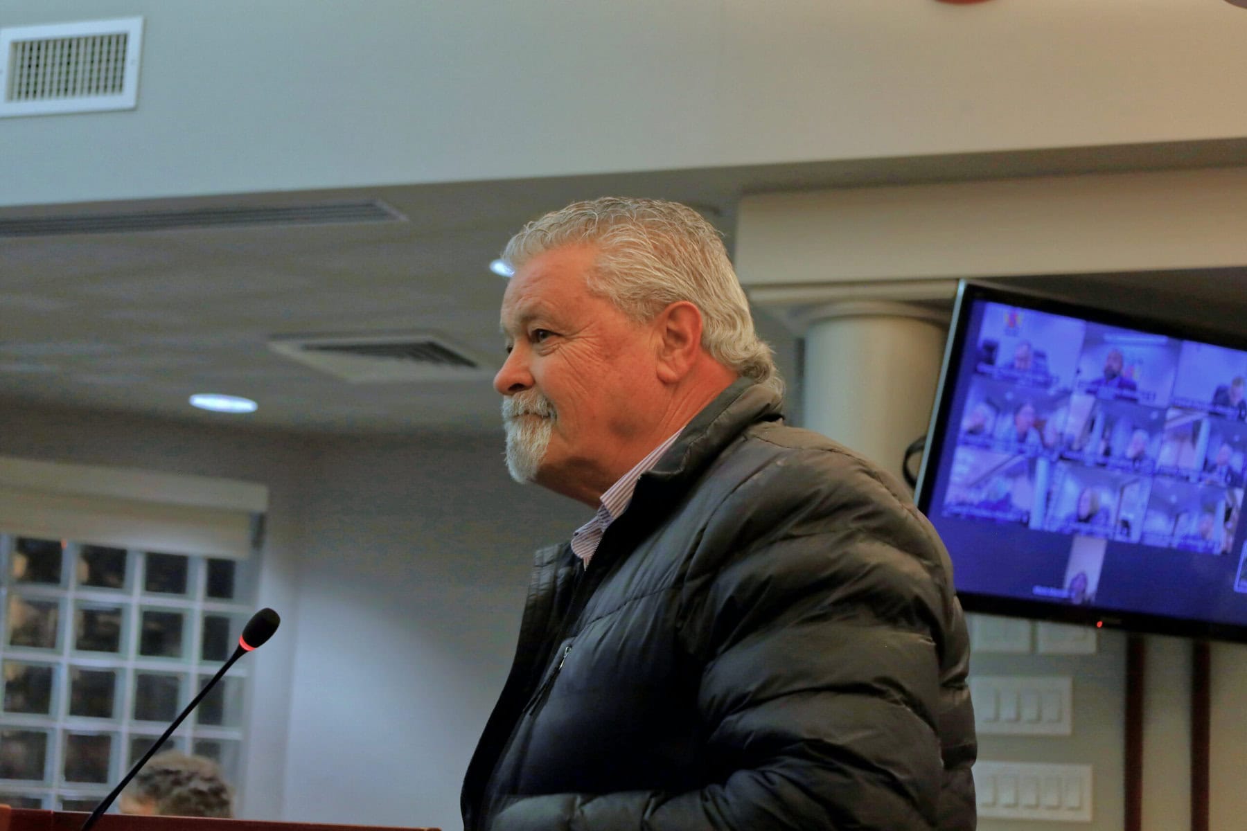 Colaneri Estate Winery owner Nick Colaneri asked council to refuse the proposed zoning bylaw amendment, saying decisions should be based on planning evidence and enforceable limits.