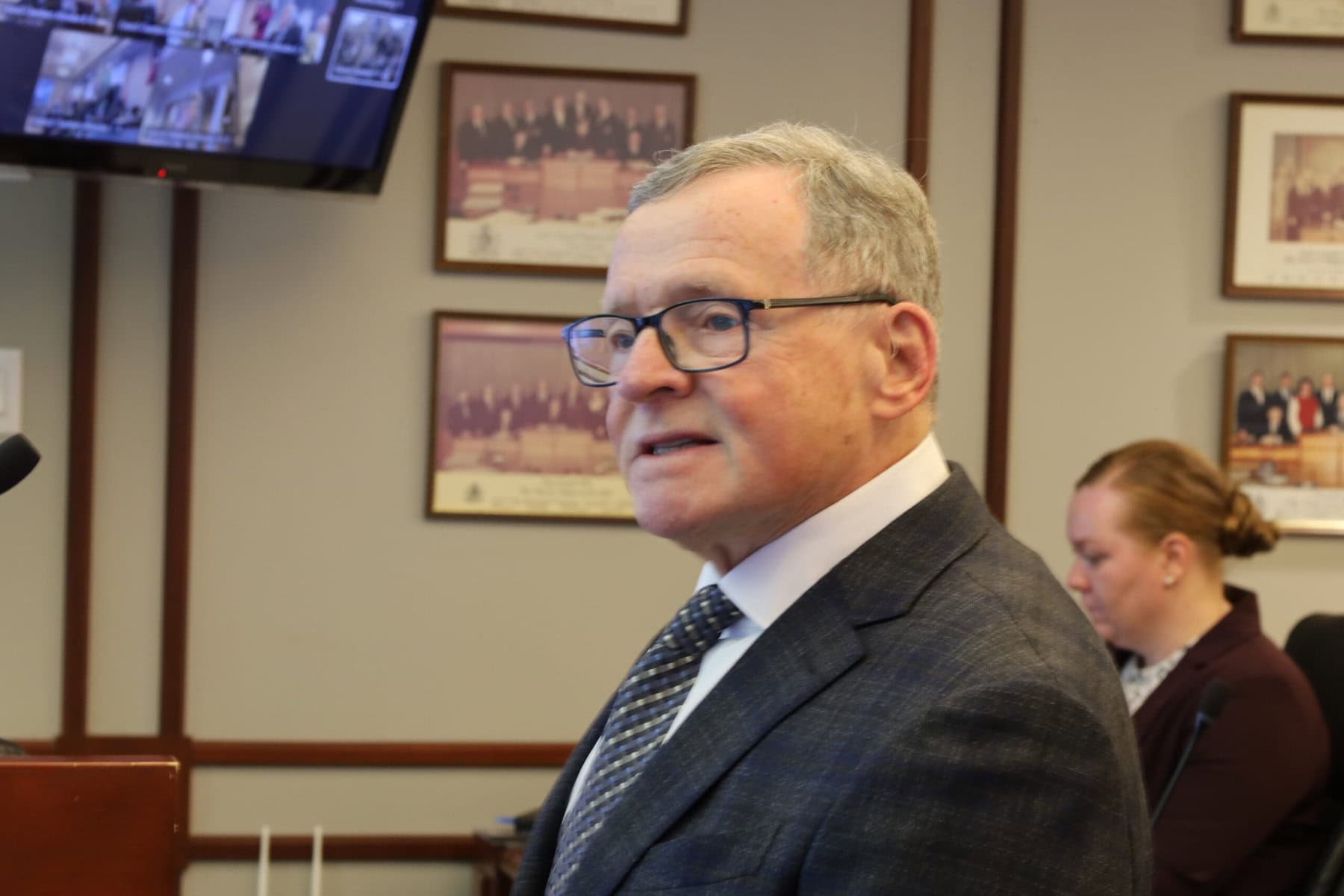 Jim Burton, whose
foundation wants to turn the old hospital into a cultural
and arts hub, says the town should consider outside
proposals for the space.