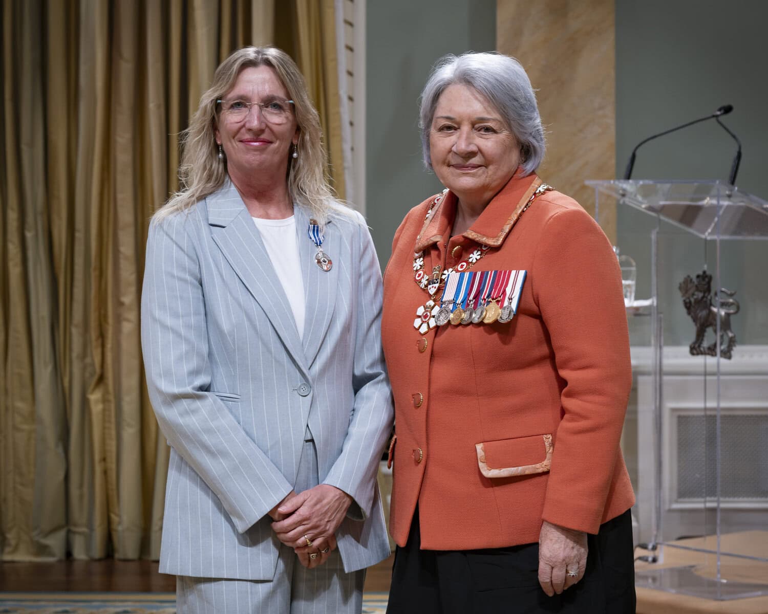 Steffanie Bjorgan said Gov.-Gen. Mary Simon, whom she met on March 19 at Rideau Hall in Ottawa, is a "very quiet, gracious, unassuming person, but you can feel her presence."