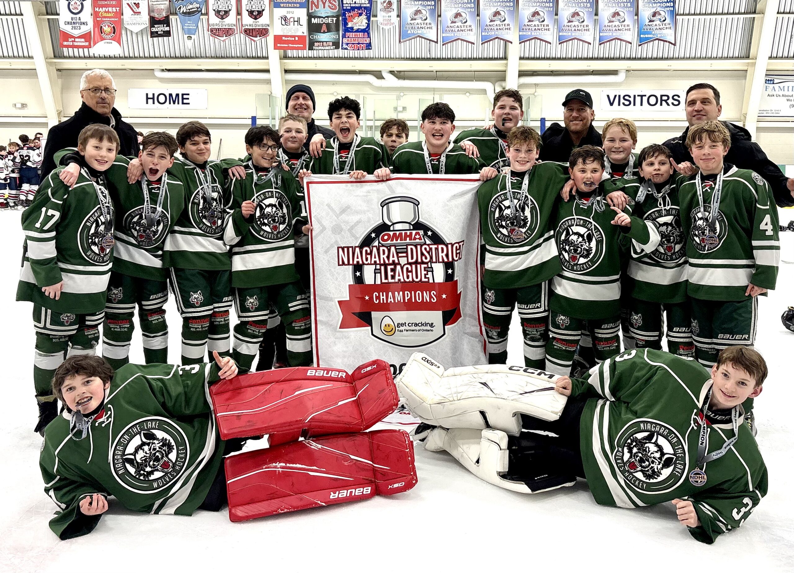 The U13 NOTL Wolves needed double overtime to oust Glancaster and earn a spot in the OMHA championship tourney. They'll play in Halton Hills March 27-29.