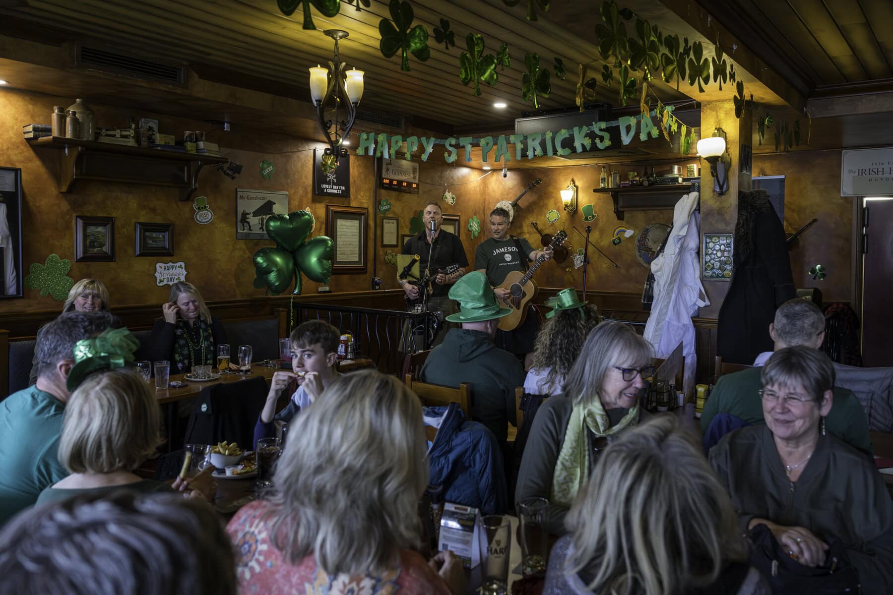 There was merriment to spare at the Irish Harp Pub on Mary Street for its St. Patrick's Day celebration on Tuesday.