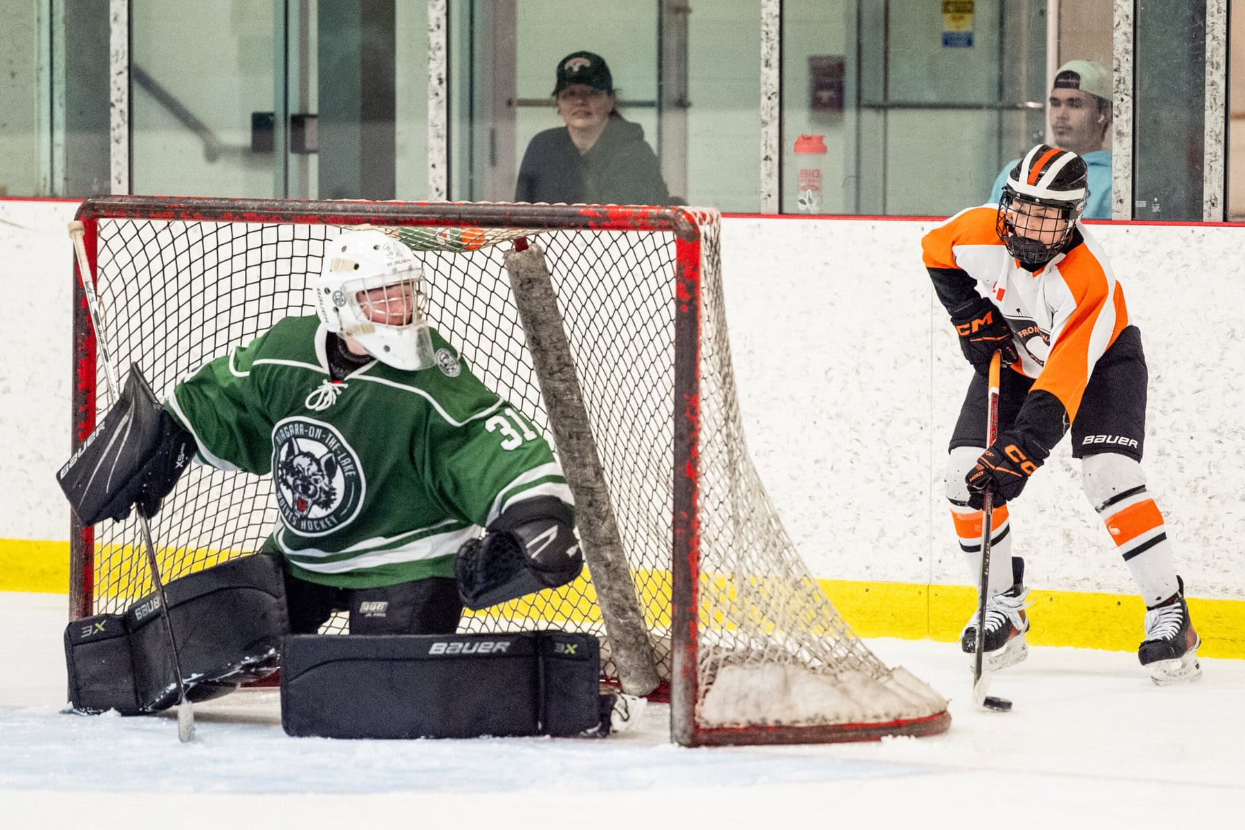NOTL goalie Tomas Nolan was a key to the Wolves success in reaching the OMHA semifinals versus Frontenac.