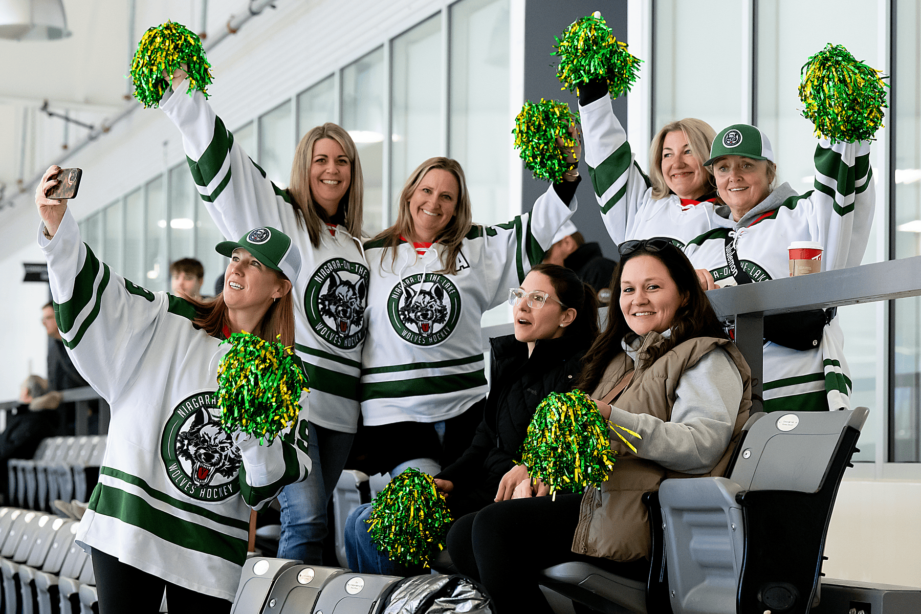 NOTL U15 fans cheer on their favourite team.