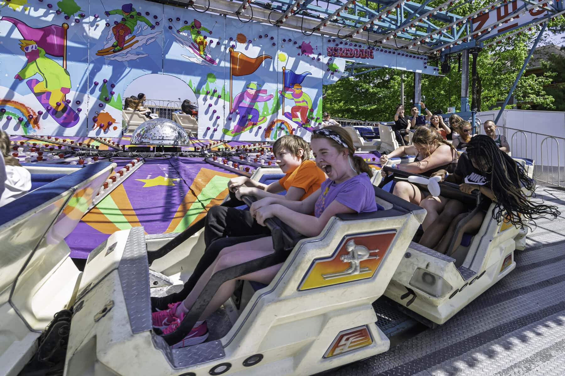 The Himalaya sends riders spinning during the Virgil Stampede last weekend.