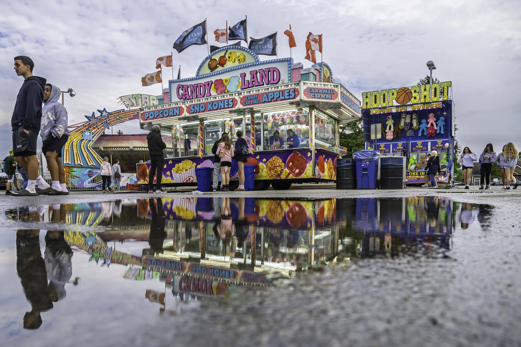 The three-day carnival went off mostly without a hitch, save for the rainstorm on Saturday, which closed down the rides at the Stampede for an hour.