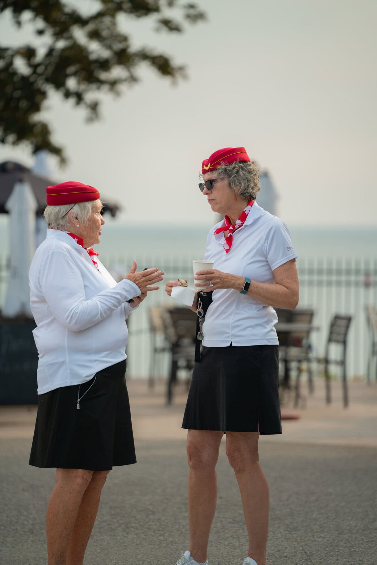 Judy Mantle and Carolyn Porter were among the tourney organizers.