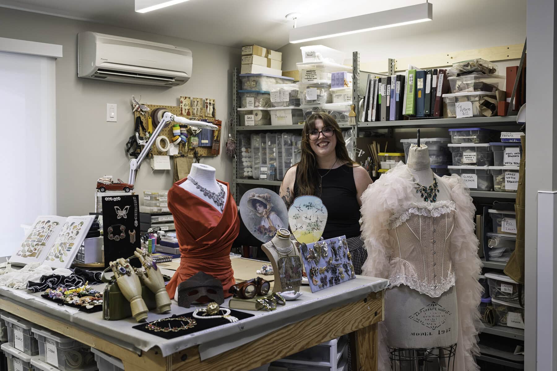 Inside the Artists' Village is a new wardrobe department, which unites almost 60 costume workers who produce close to 1,000 costumes for the Shaw's productions. The department previously operated out of four locations.