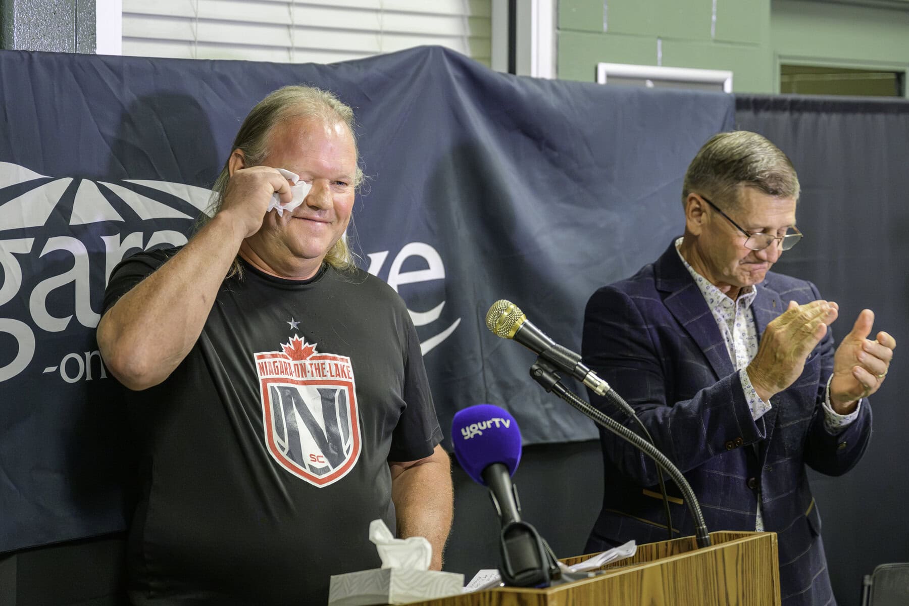 Kurt Hamm gets emotional while speaking about what his motivation has been through four decades of coaching: Hamm, teary-eyed, told the audience what has guided him through four decades of coaching: "We focus on the kids. It's all about them, the kids. Nothing else, nothing else matters."