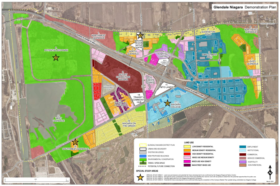 Major development is planned for NOTL's Glendale neighbourhood  in the next 15 to 25 years.
