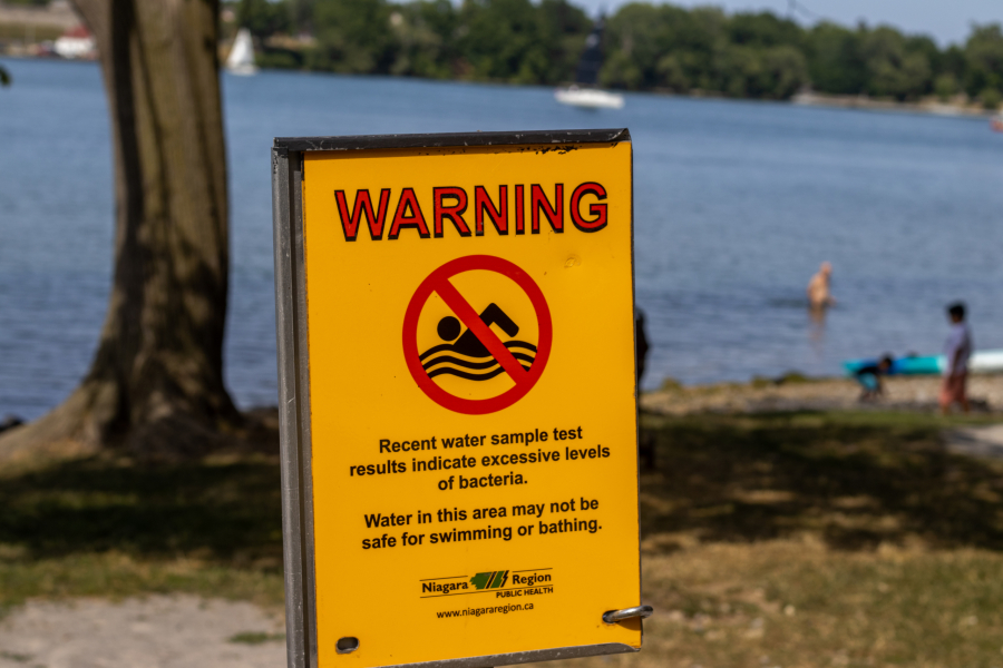 E. coli levels at  Queen's Royal  Beach closed the  water to swimmers as of  July  19.