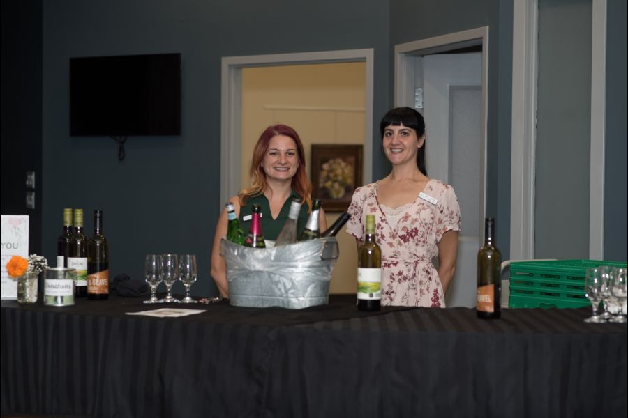 Kasia_Dupuis_and_Sarah_Bowers_at_the_Garden_Party_Fundraiser_at_NOTL_Public_Library