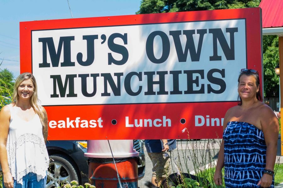 Mary-Jo_Werner_and_Meka_Matthews_stand_outside_MJs_Own_Munchies_where_the_fry-day_fundraiser_will_take_place_August_15._Jessica_Maxwell_Niagara_Now