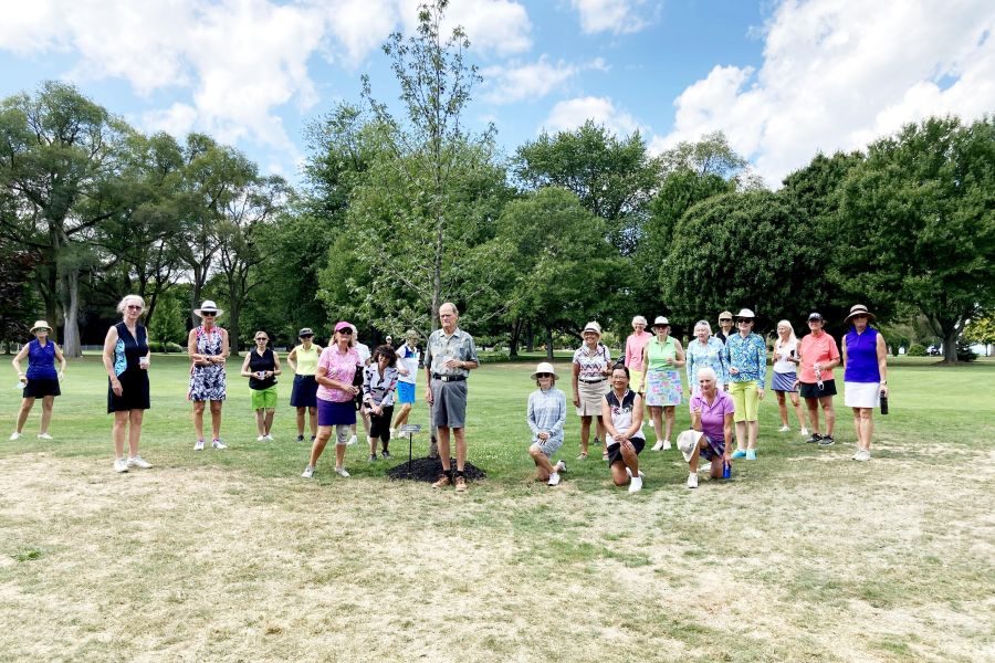 Members_of_the_NOTL_Golf_Clubs_18_hole_league_surround_Bob_Lavery_at_the_dedication_of_a_tree_in_memory_of_his_wife_Elaine._Joey_Ho_photo