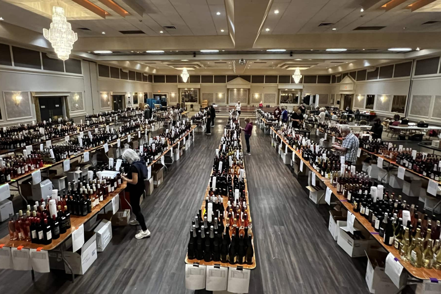 The backroom at the National Wine Awards of Canada is a veritable what's what of Canada's finest wines.