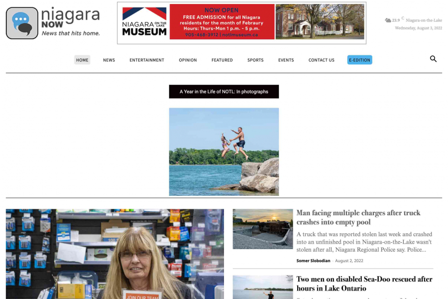 Niagara Now has re-launched with a new modern web design.