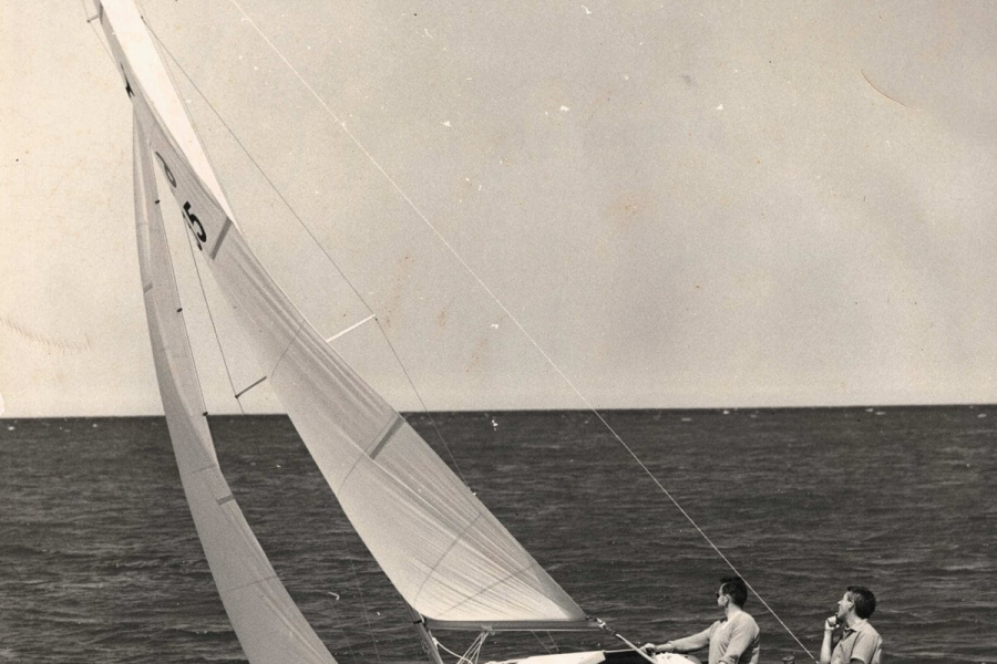 The Shark class sailboat is used around the world. It was designed by George Hinterhoeller in NOTL.