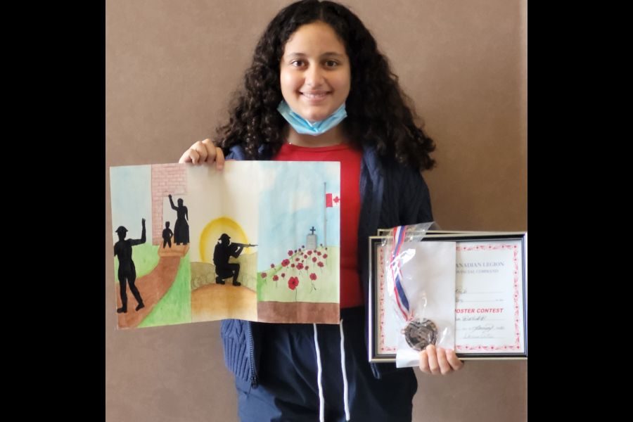 aAlexandra_Pinto_of_St._Michael,_with_her_award-winning_poster_design._(Supplied)