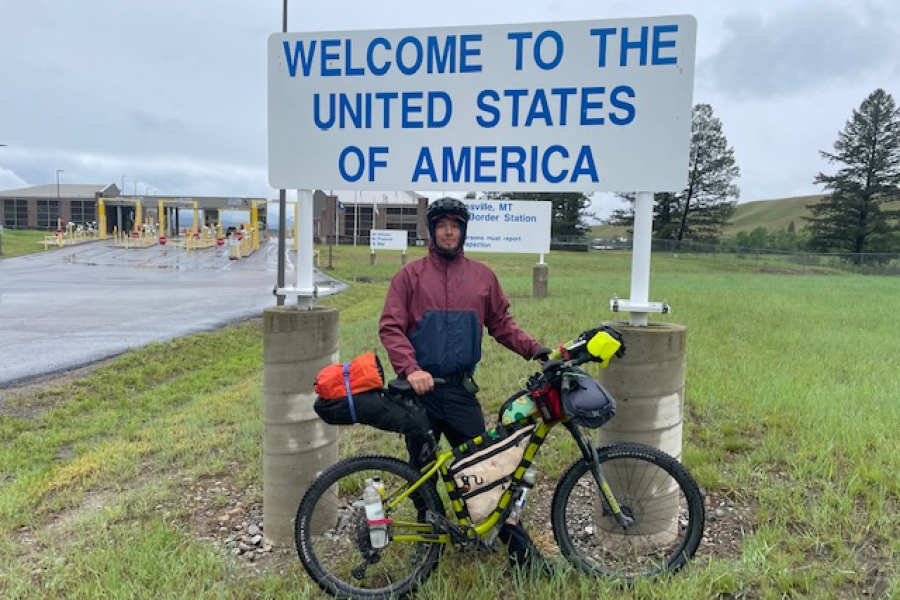 Kaleb Scriefer is biking 4,400-km in memory of his brother Noah, who died in 2021.